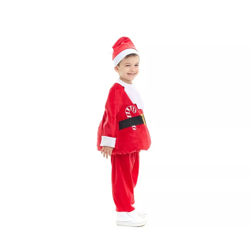 Translation missing: pt-PT.Disfraz de Papá Noel con gorro para bebé y niño