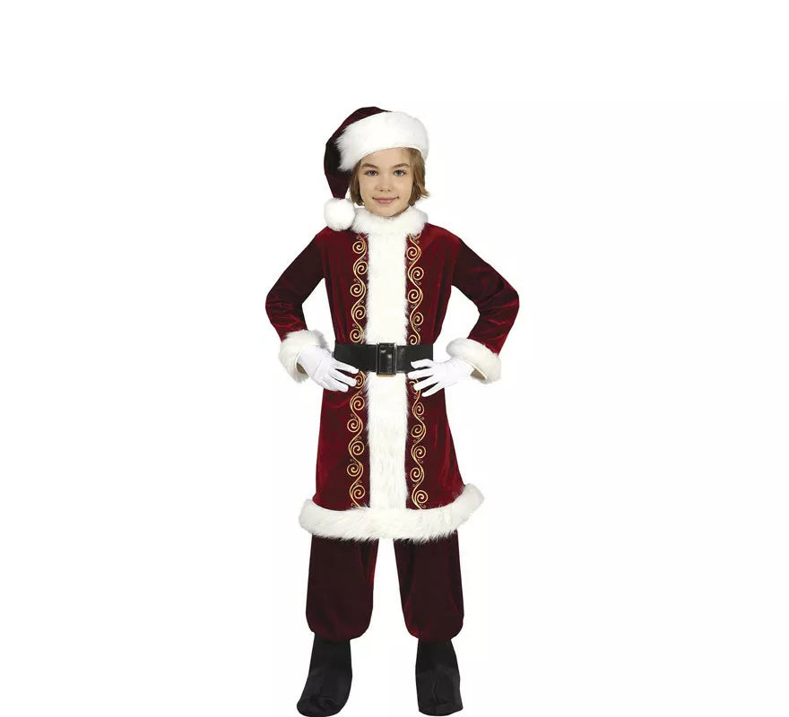 Translation missing: pt-PT.Disfraz de Papá Noel Largo para niño