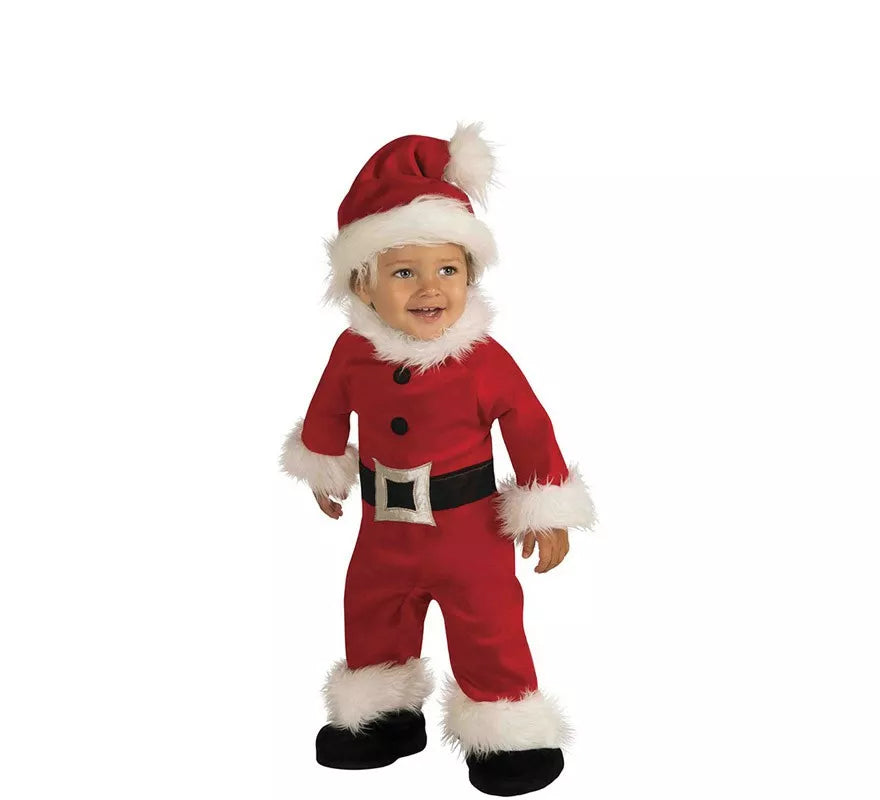 Translation missing: pt-PT.Disfraz de Papá Noel Luxe para bebé