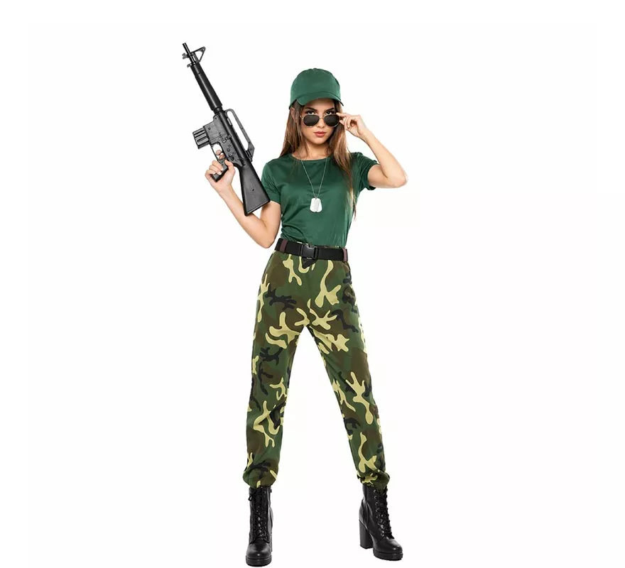 Translation missing: pt-PT.Disfraz de Paramilitar para mujer