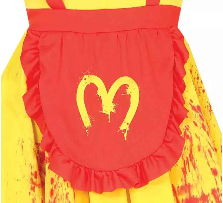 Translation missing: pt-PT.Disfraz de Payasa de Hamburguesa Asesina para mujer