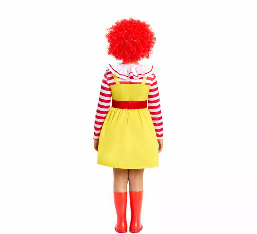 Translation missing: pt-PT.Disfraz de Payasa de Hamburguesa Sádica para niña