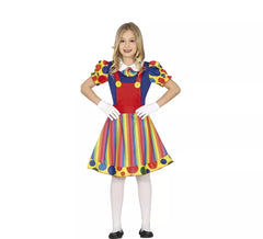 Fantasia de palhaço engraçado para menina
