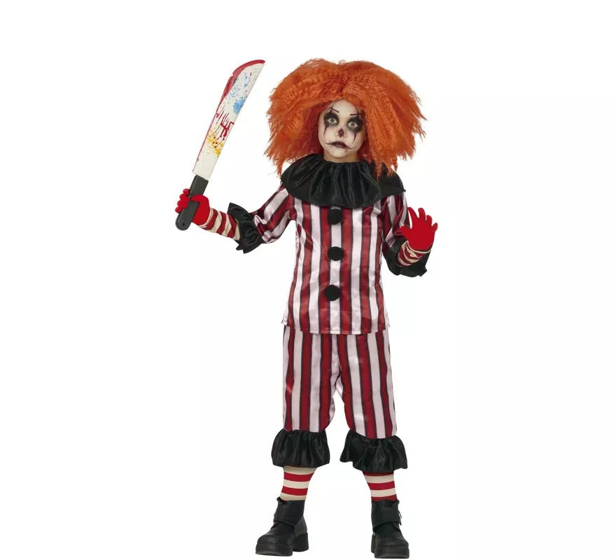 Translation missing: pt-PT.Disfraz de Payaso a Rayas para niños