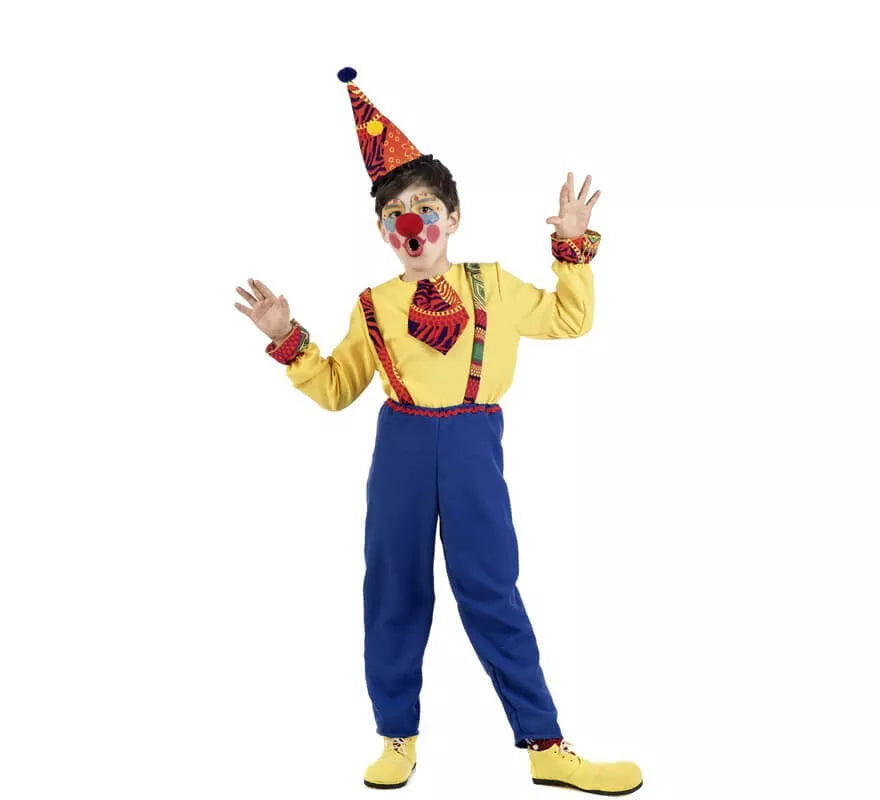 Translation missing: pt-PT.Disfraz de Payaso Amarillo para niño