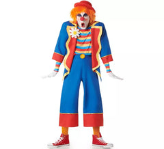 Fato de palhaço multicolorida para homens