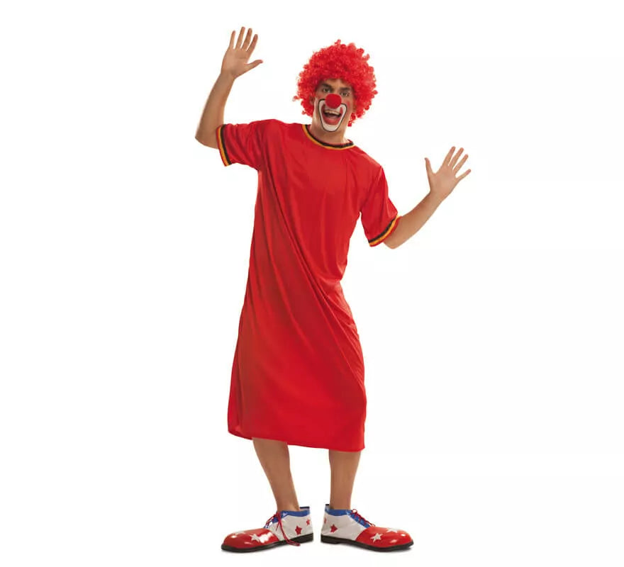 Translation missing: pt-PT.Disfraz de Payaso Televisivo Rojo para hombre