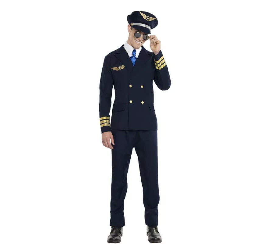 Translation missing: pt-PT.Disfraz de Piloto de Avión para hombre
