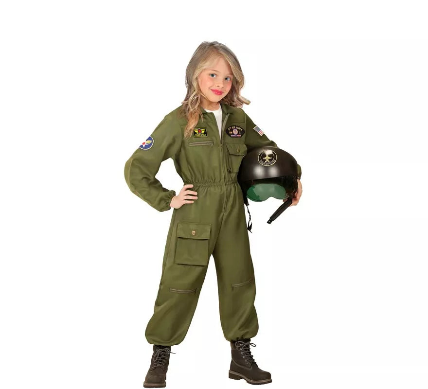 Translation missing: pt-PT.Disfraz de Piloto Jet de Combate para niños y adolescente