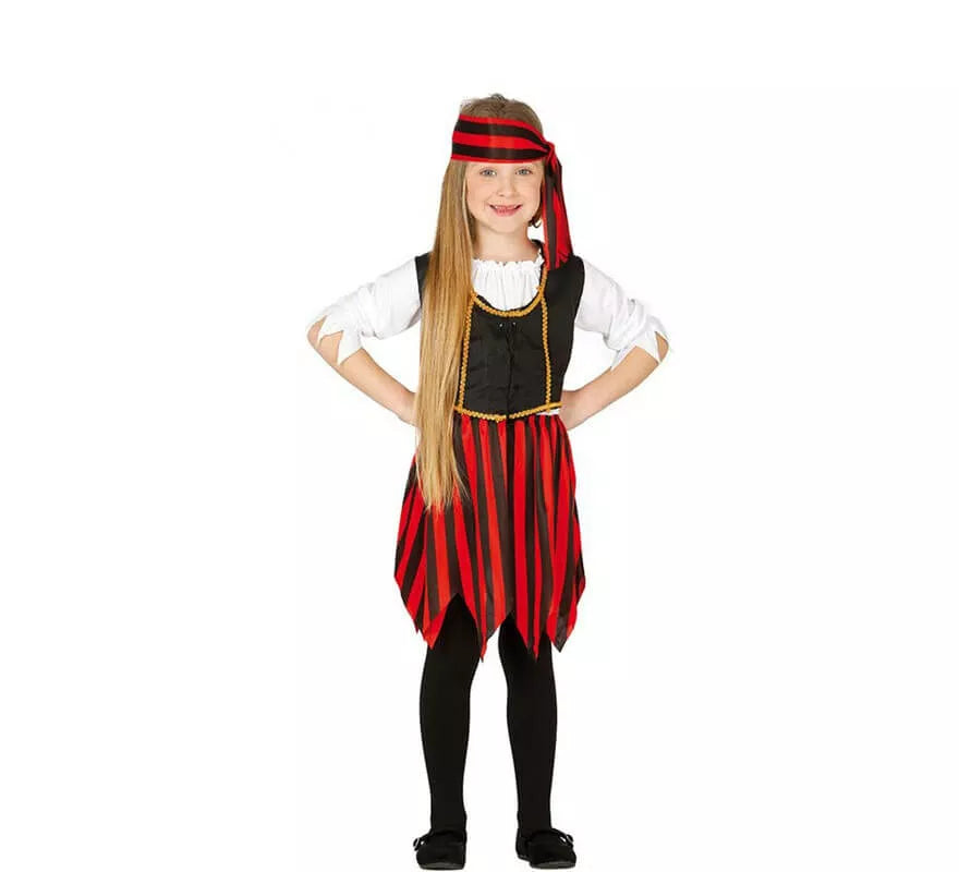 Translation missing: pt-PT.Disfraz de Pirata Corsaria para niña