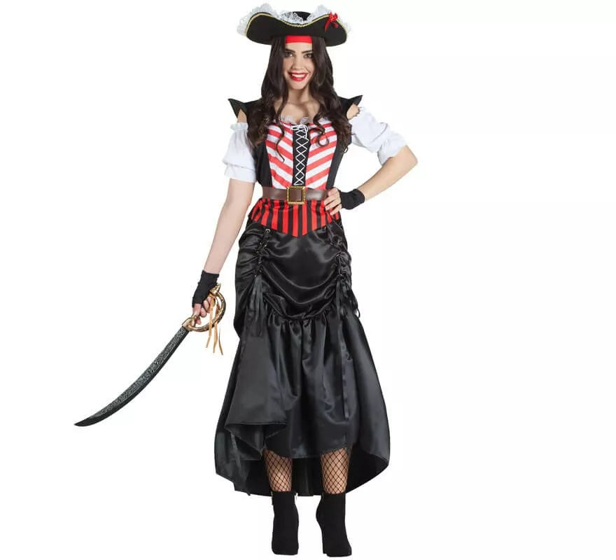 Translation missing: pt-PT.Disfraz de Pirata Deluxe para mujer