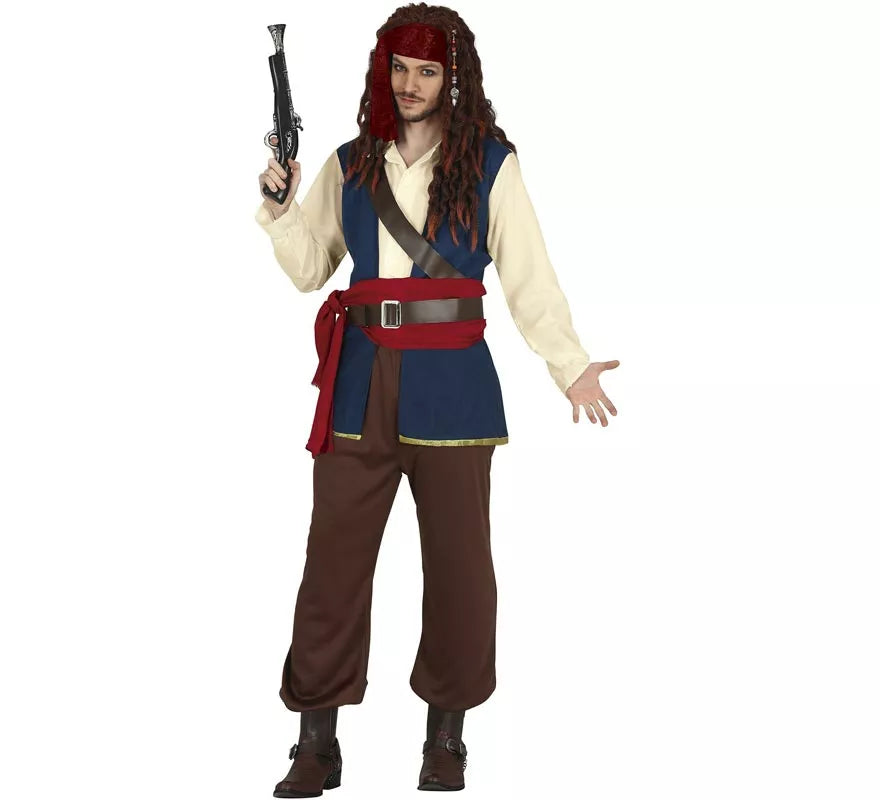 Translation missing: pt-PT.Disfraz de Pirata Navegante Rebelde para hombre