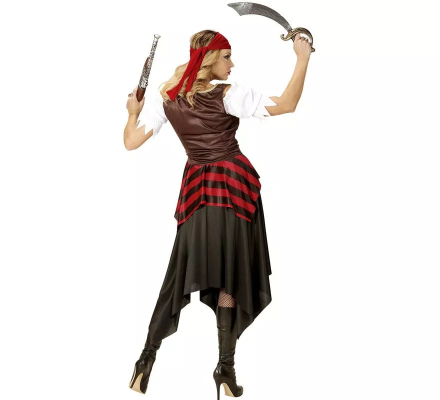 Translation missing: pt-PT.Disfraz de Pirata Temeraria con cinta para mujer