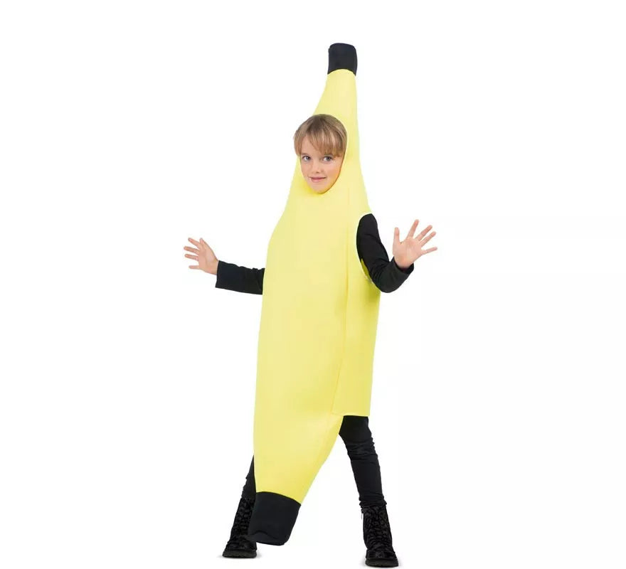 Translation missing: pt-PT.Disfraz de Plátano amarillo entero para niños