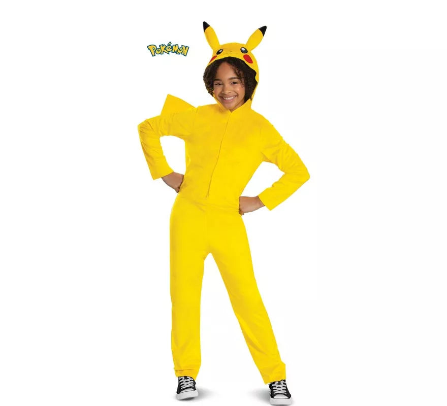 Translation missing: pt-PT.Disfraz de Pokemon Pikachu con capucha para niños