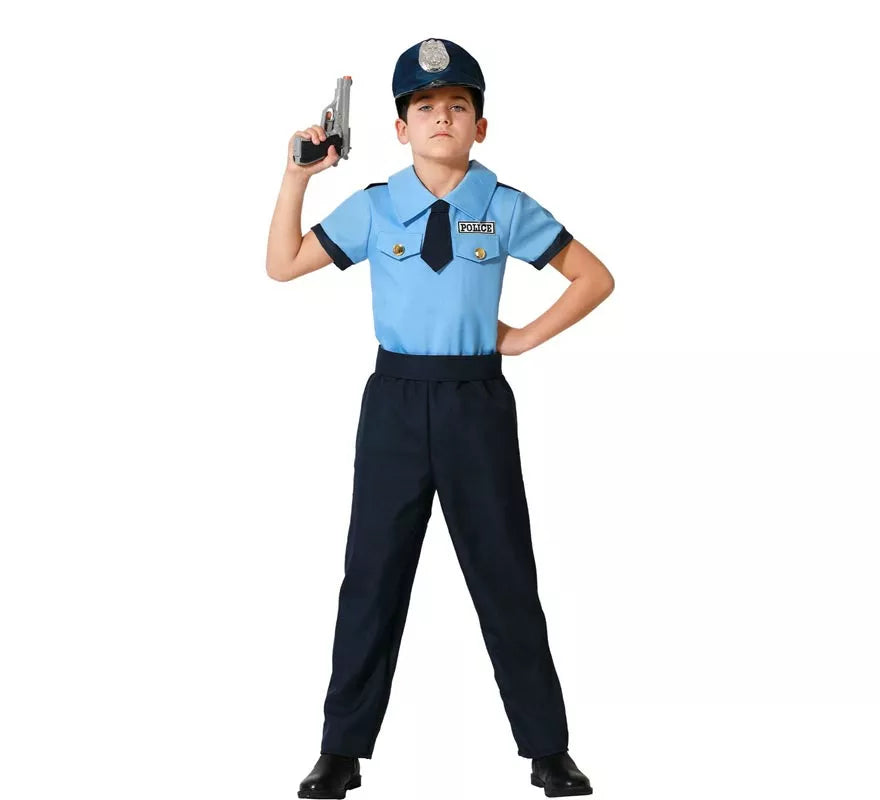 Translation missing: pt-PT.Disfraz de Policía azul para niño