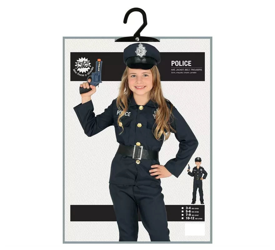 Translation missing: pt-PT.Disfraz de Policía azul para niños
