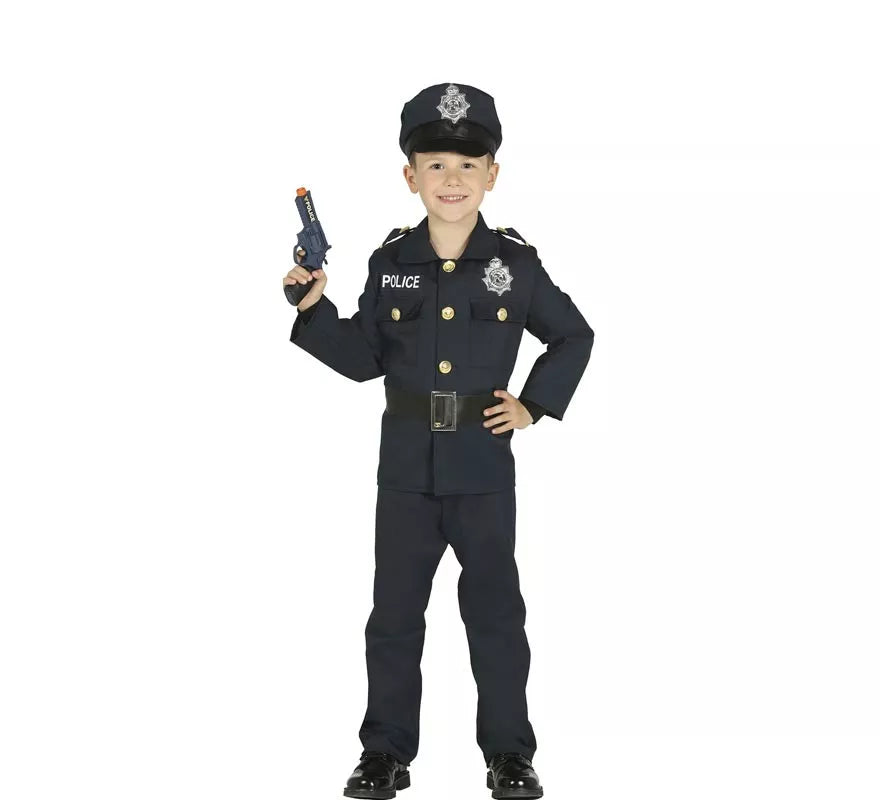 Translation missing: pt-PT.Disfraz de Policía azul para niños