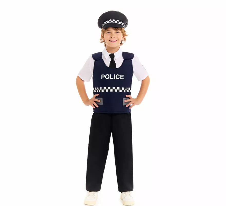 Translation missing: pt-PT.Disfraz de Policía Chaleco para niño