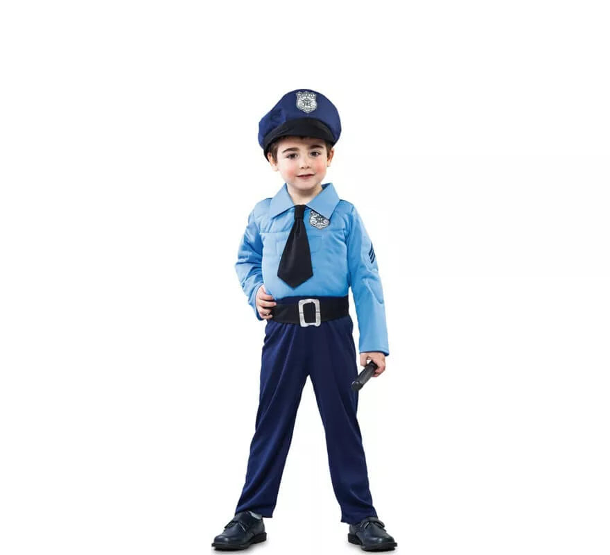 Translation missing: pt-PT.Disfraz de Policía con corbata para niño