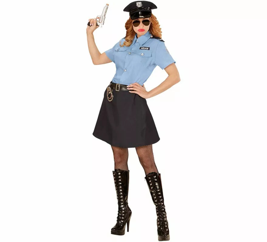 Translation missing: pt-PT.Disfraz de Policía con Sombrero para mujer