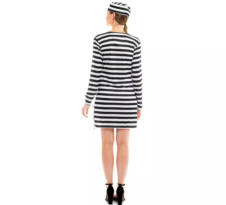 Translation missing: pt-PT.Disfraz de Presidiaria a Rayas en Vestido para mujer