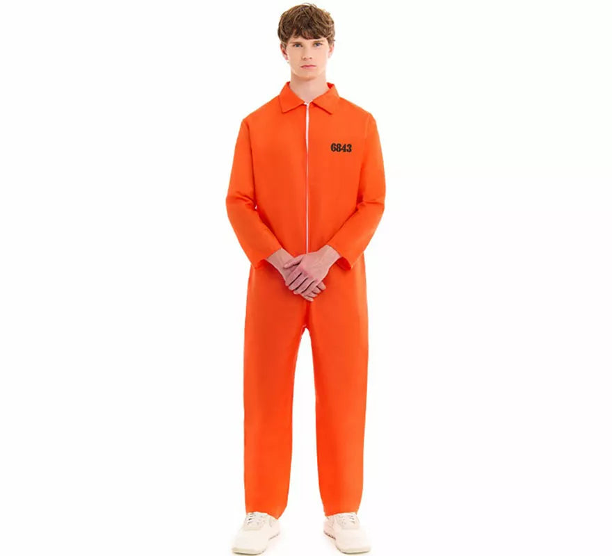 Translation missing: pt-PT.Disfraz de Preso naranja para hombre