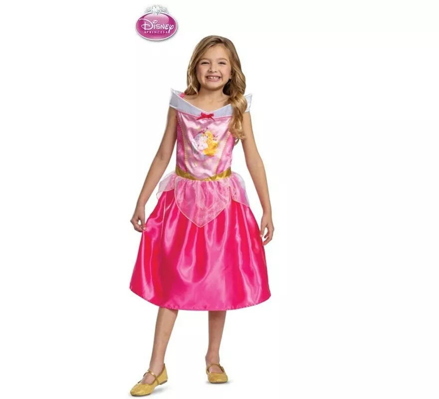 Translation missing: pt-PT.Disfraz de Princesa Aurora Basic Plus para niña