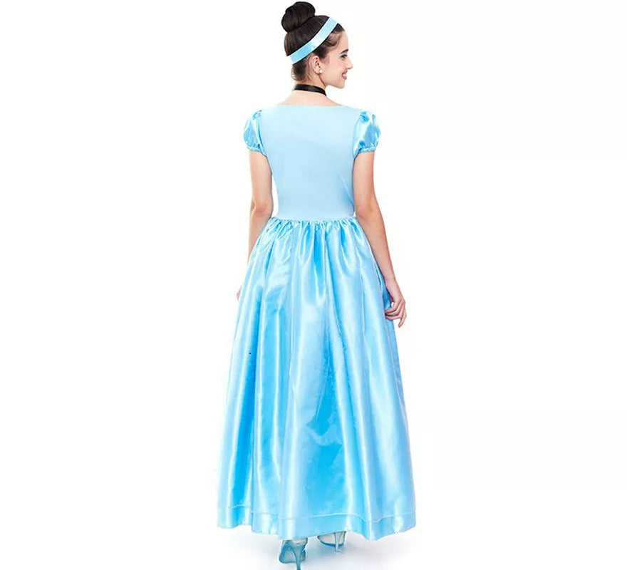 Translation missing: pt-PT.Disfraz de Princesa Azul de Cuento de Hadas para mujer
