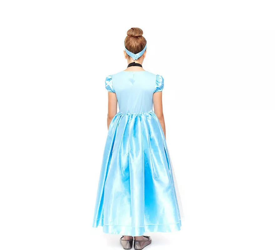 Translation missing: pt-PT.Disfraz de Princesa Azul de Cuento de Hadas para niña