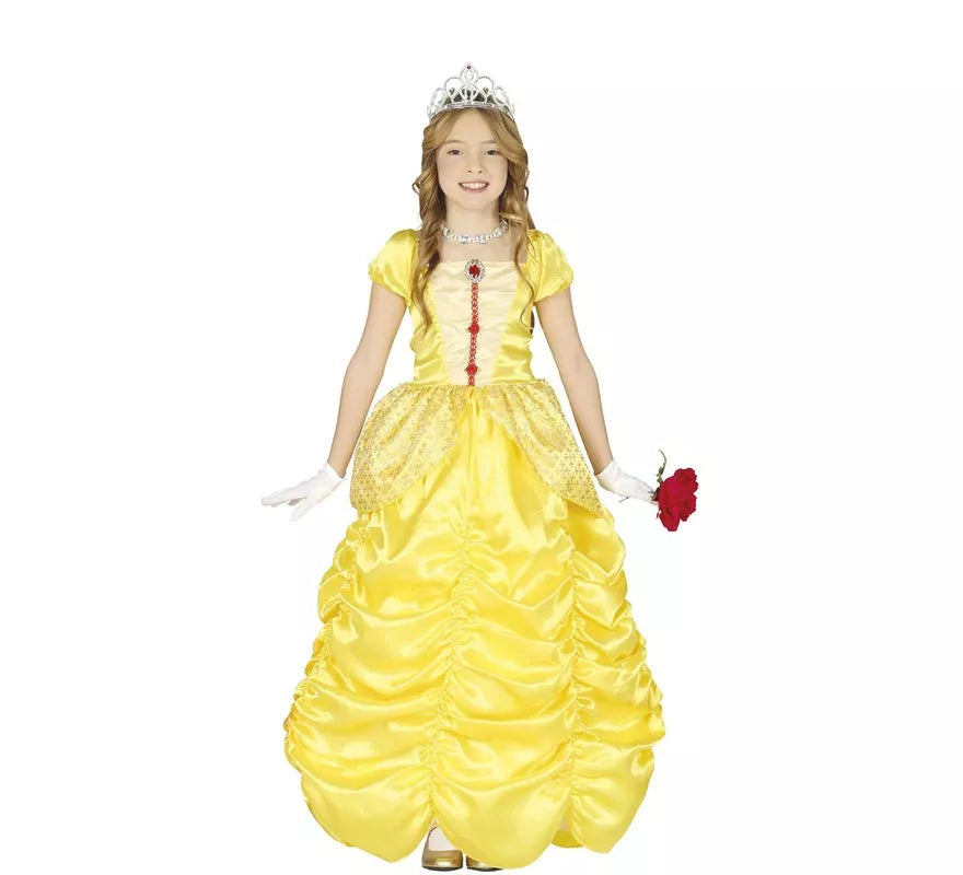 Translation missing: pt-PT.Disfraz de Princesa de cuento Amarilla para niña
