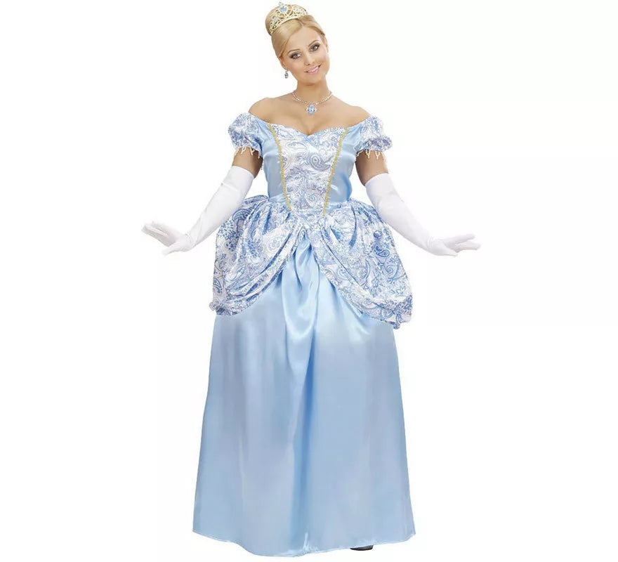 Translation missing: pt-PT.Disfraz de Princesa Encantadora Azul Claro para mujer