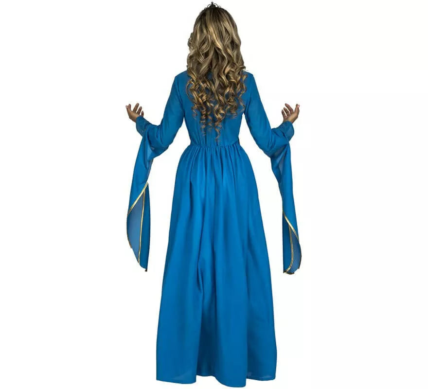 Translation missing: pt-PT.Disfraz de Princesa Medieval Azul para mujer