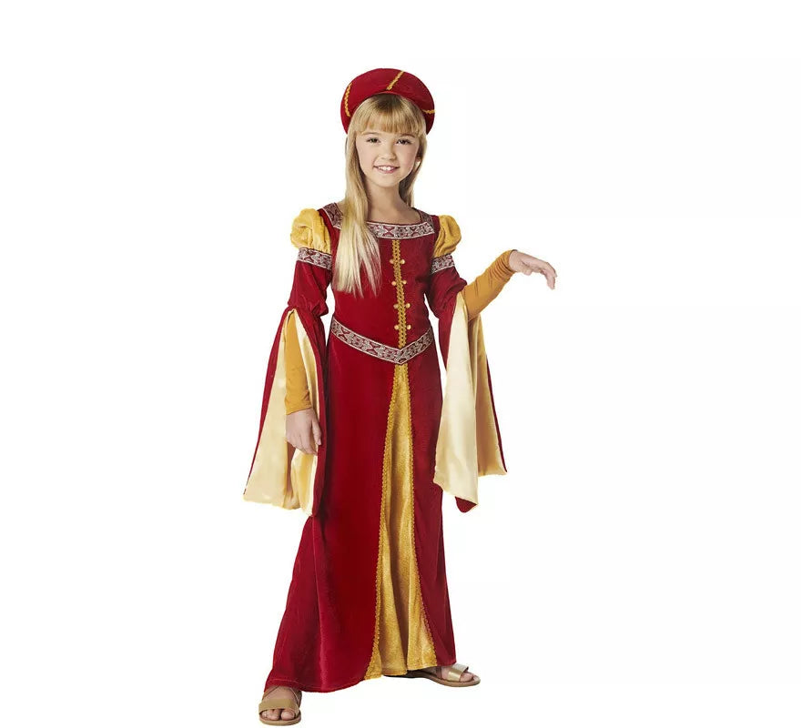 Translation missing: pt-PT.Disfraz de Princesa Medieval Renacentista para niña