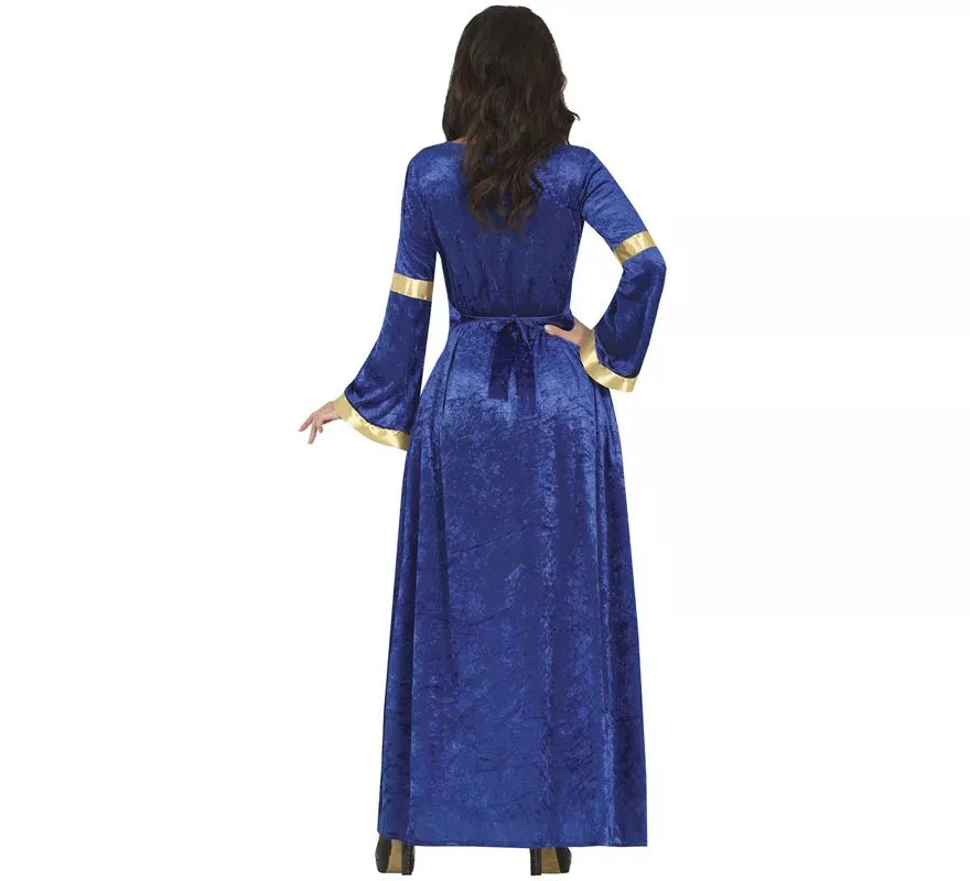 Translation missing: pt-PT.Disfraz de Princesa o Noble Medieval azul para mujer