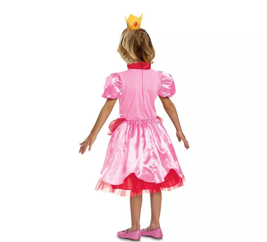 Translation missing: pt-PT.Disfraz de Princesa Peach de Super Mario Nintendo para niña