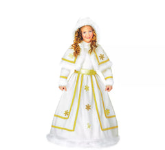 Fato de princesa russa da neve para menina