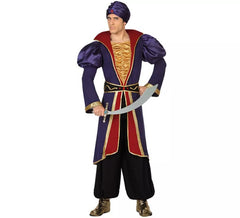 Fato de príncipe árabe roxo