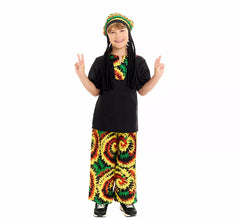Fato de rastafari jamaicano para criança