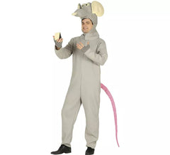 Fato de rato cinzento para homem
