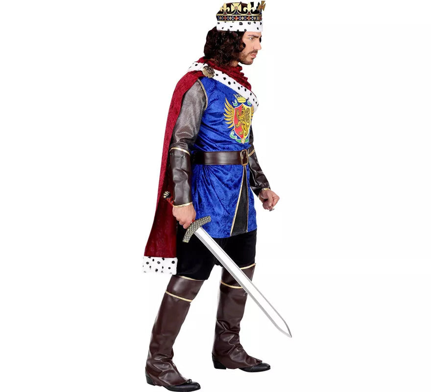 Translation missing: pt-PT.Disfraz de Rey de Guerreros Medieval para hombre