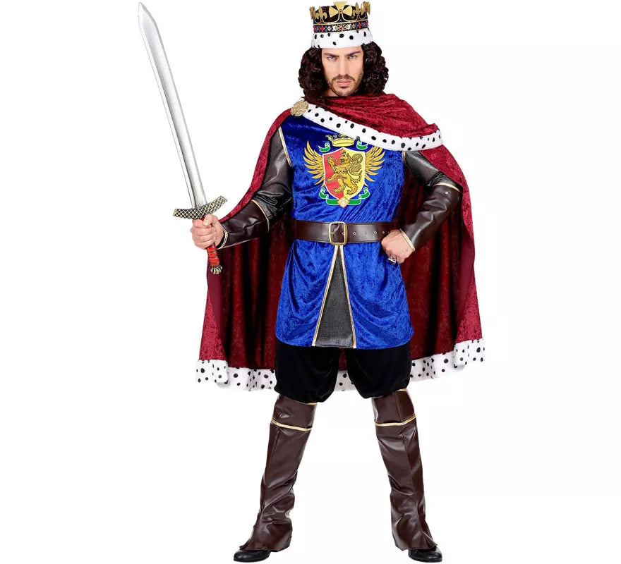Translation missing: pt-PT.Disfraz de Rey de Guerreros Medieval para hombre