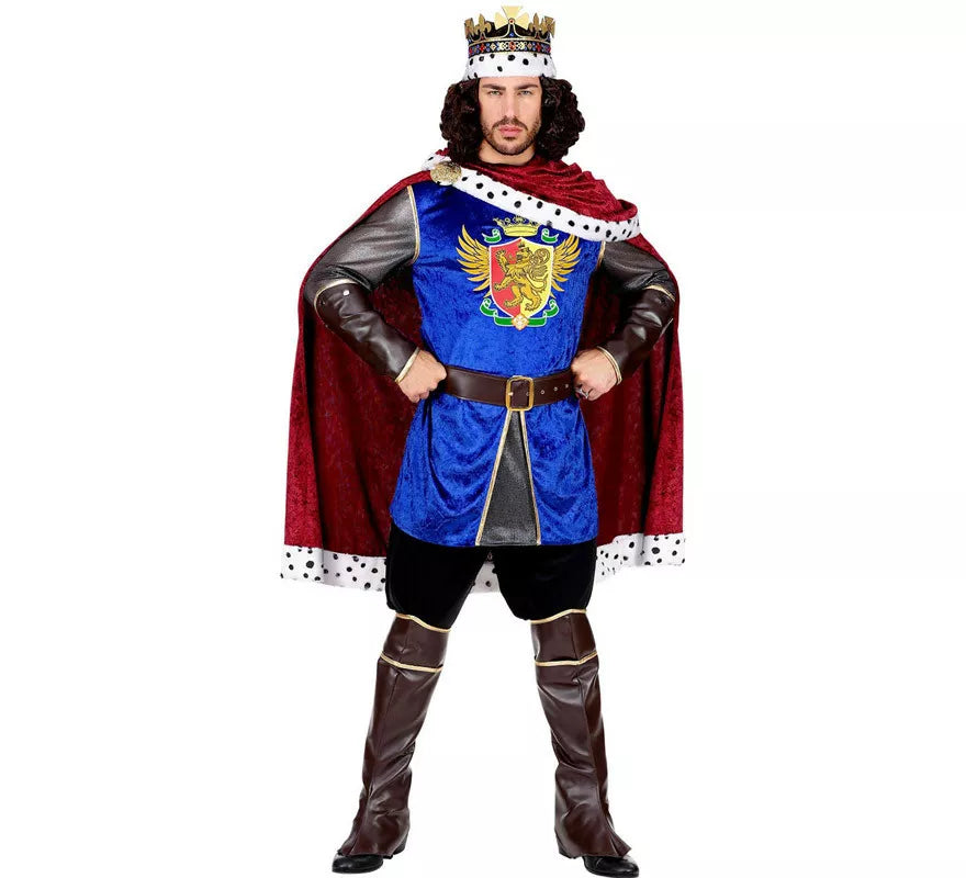 Translation missing: pt-PT.Disfraz de Rey de Guerreros Medieval para hombre