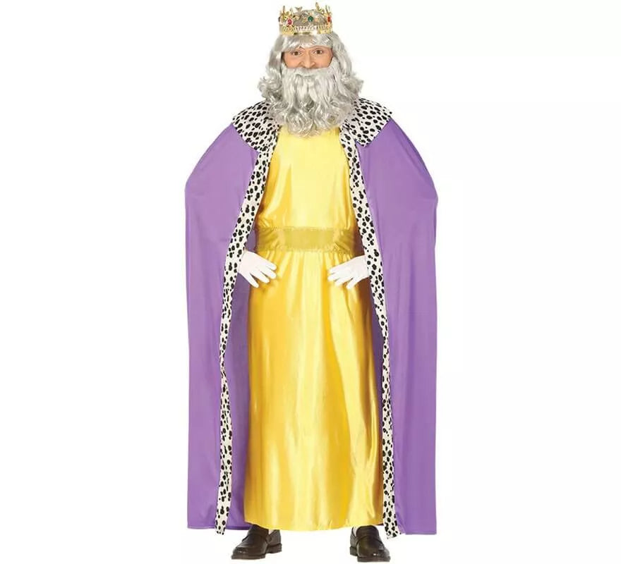 Translation missing: pt-PT.Disfraz de Rey Mago Amarillo para hombre