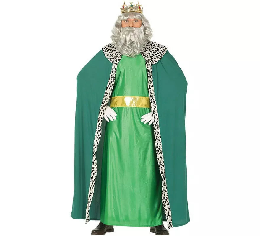 Translation missing: pt-PT.Disfraz de Rey Mago Verde para hombre