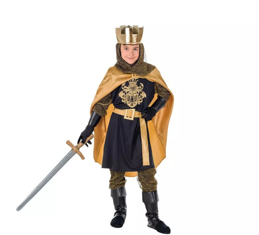 Translation missing: pt-PT.Disfraz de Rey Medieval para niño
