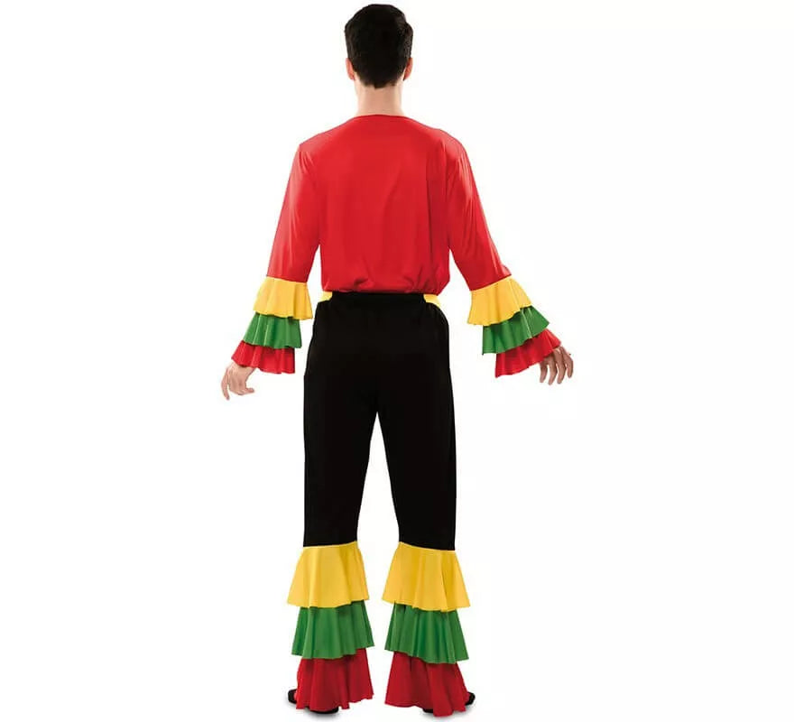 Translation missing: pt-PT.Disfraz de Rumbero Rojo para hombre