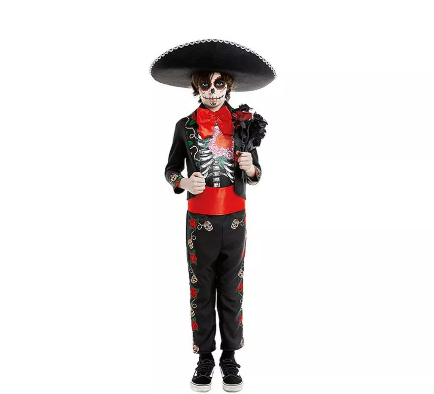 Translation missing: pt-PT.Disfraz de Señor Catrin Día de los Muertos para niño