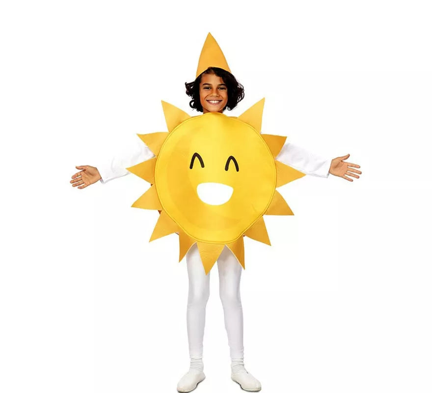 Translation missing: pt-PT.Disfraz de Sol Sonriente con gorro para niño