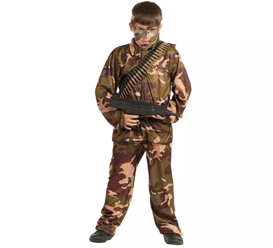 Translation missing: pt-PT.Disfraz de Soldado Camuflaje para niño